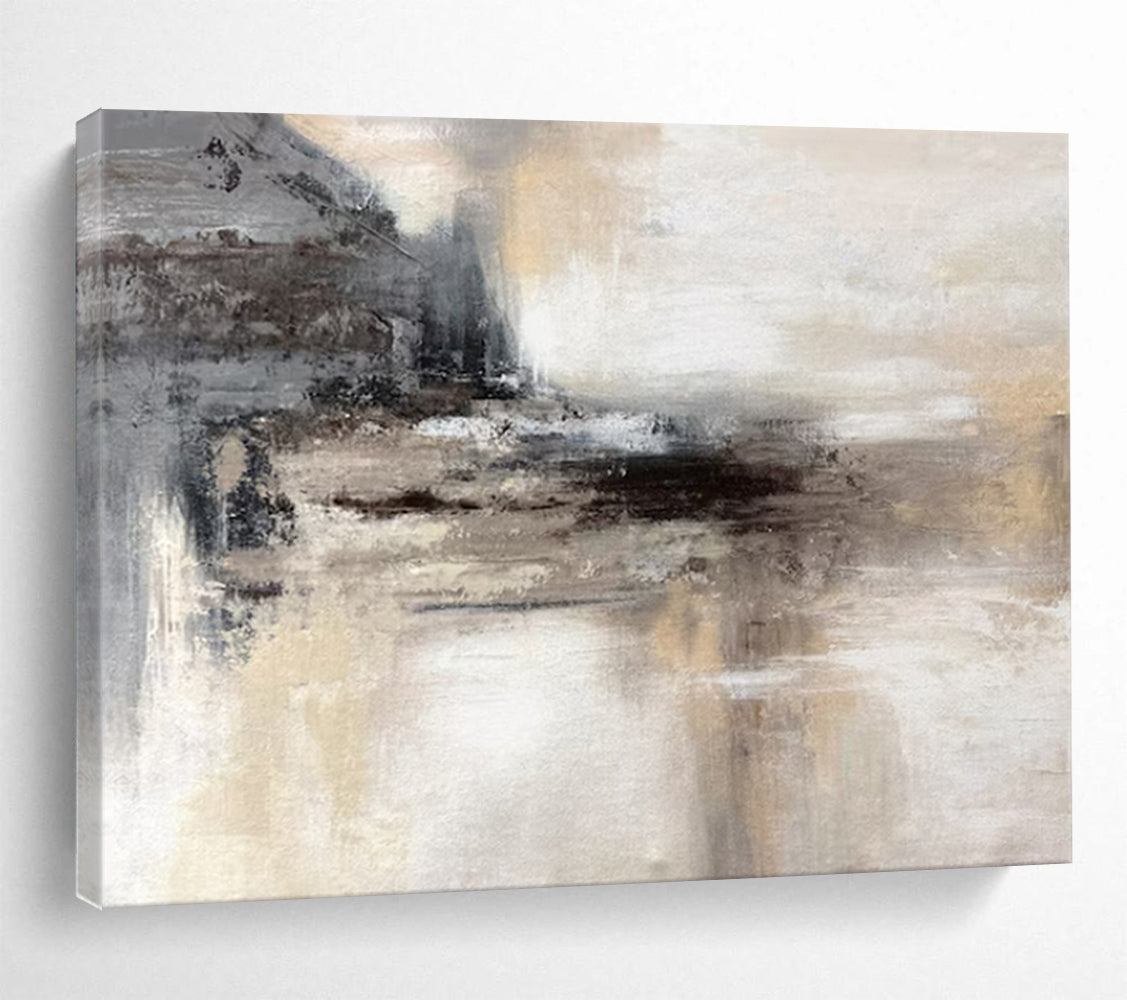 “Geometric - Color Block Fusion” - Structured - Shapes Painting On Canvas PT1533