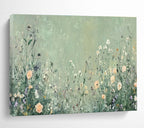 Wildflower Serenity - Wildflower Field Oil Painting, Suited for Spa & Guest Room DKS668