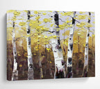 “Autumn Aspen Tree Landscape” - Landscape Painting, Great for Fall - Themed Room & Nature Lover’s Den DKS626