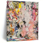 Wild Color Fusion Painting On Canvas DS097