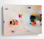 Soft Abstract Composition Painting On Canvas DKS034