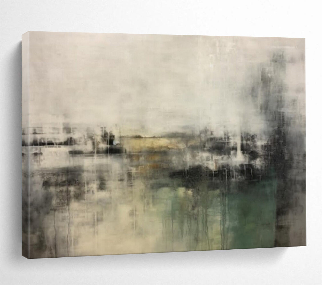 “Neutral Abstract Landscape” - Abstract Impressionist - Painting On Canvas PT1722