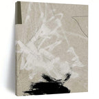 “Beige - Toned Textured Abstract” - Subtle Marks on a Neutral Base Painting On Canvas DS237