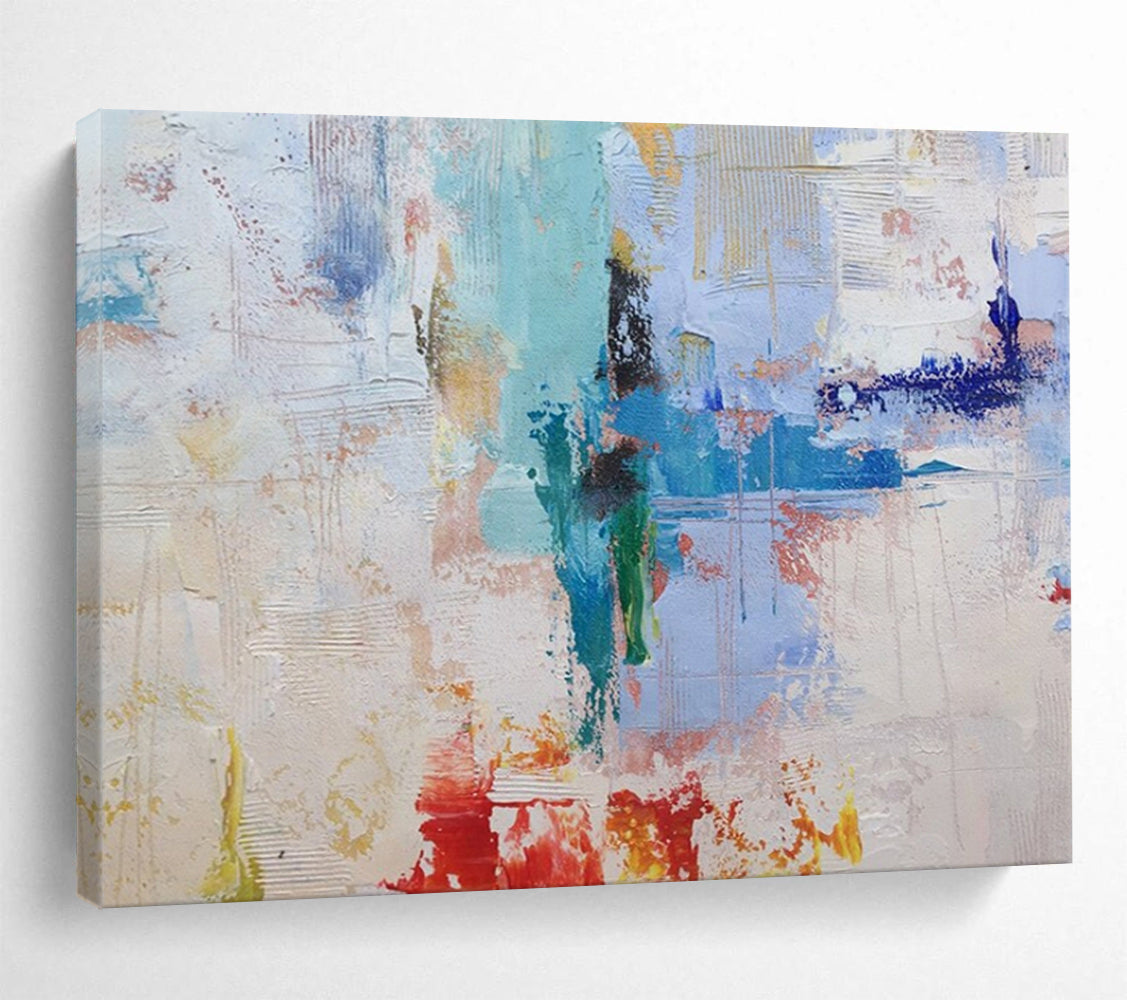 “Colorful Abstract Revisited” - Abstract Expressionist - Painting On Canvas PT1739