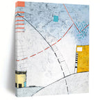 “Abstract Landscape Journey” - Abstract Landscape Painting On Canvas PT2381