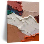 “Textured Color Fusion - Rich Palette & Thick Paint” Painting On Canvas DS263