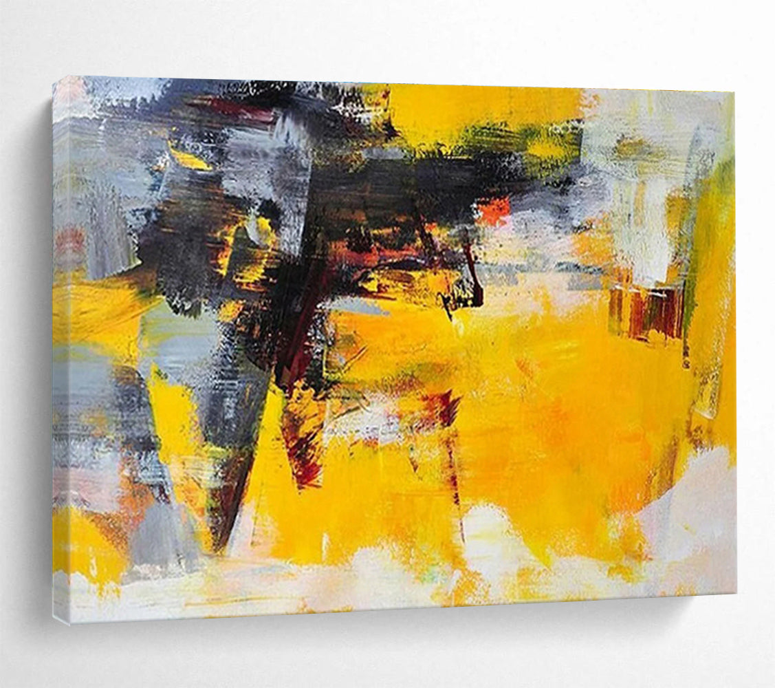 “Vibrant Abstract Energy” - Bold Abstract Painting On Canvas DKS429