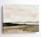 “Neutral Landscape Impression” Landscape - Inspired Abstract Painting On Canvas DKS242