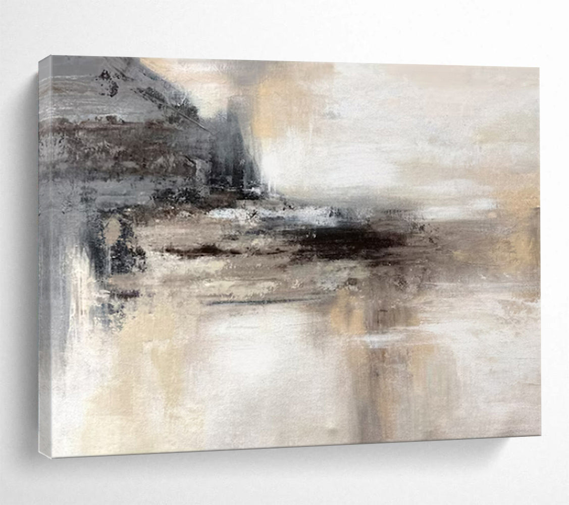 “Neutral Tones Abstract” - Minimalist Abstract - Painting On Canvas PT1778