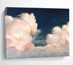 “Pink Clouds in Dark Sky” Landscape Painting On Canvas DKS185