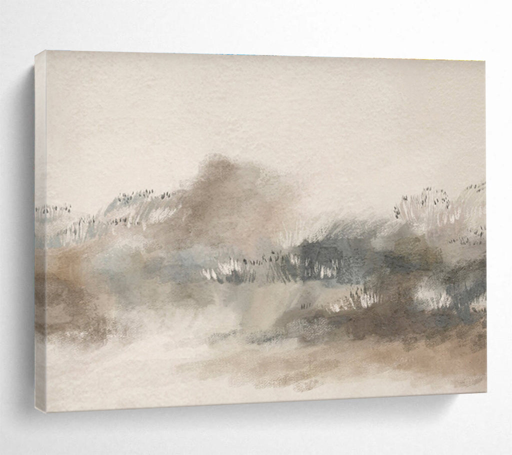 “Muted Earth - Tone Landscape” Landscape Painting On Canvas DKS244