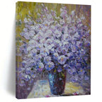 “Purple Flower Bouquet” - Impressionist Still - Life Painting On Canvas PT2350
