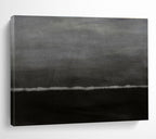 “Dark and Moody Abstract Seascape” - Abstract Seascape Painting, Suitable for Study & Library DKS598