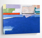 “Colorful Abstract Horizon” - Abstract Painting on Canvas DKS575