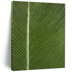 “Green Leaf Texture” - Realistic Botanical Painting On Canvas PT1977
