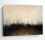 Dark & Light Abstract Horizon Painting On Canvas DKS048