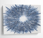 “Blue Radial Burst” Abstract Artwork DKS212