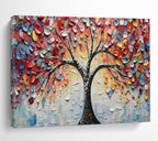 “Misty Forest Path Abstract” - Ethereal Landscape Painting On Canvas PT169