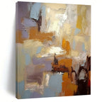 “Pastel Abstract Fusion” - Pastel Multicolor Abstract Painting PS0608
