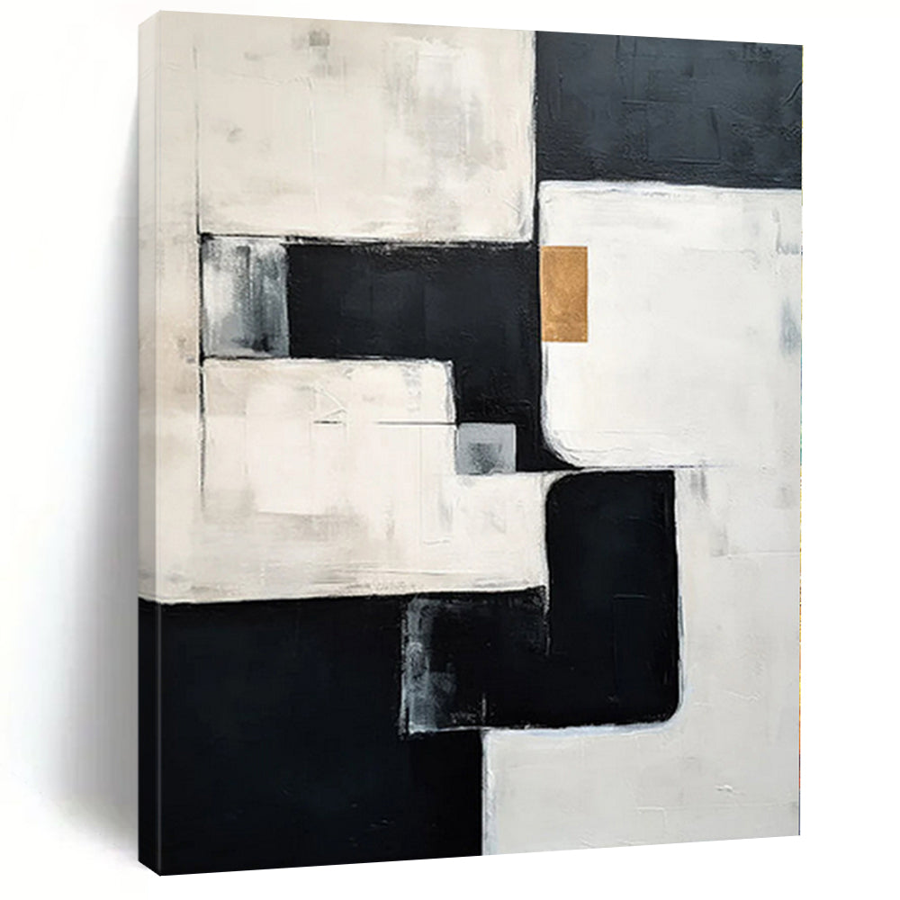 “Geometric Abstract” - Contemporary Abstract Painting On Canvas PS0082