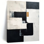 “Geometric Abstract” - Contemporary Abstract Painting On Canvas PS0082