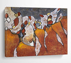 “Abstract Geometric Forms” - Abstract, Constructivist - Styled Painting On Canvas DKS005