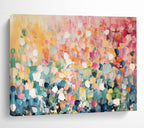 “Colorful Dot - Pattern Abstract” - Vibrant Abstract Painting On Canvas PT161