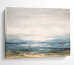 Soft Ocean Hues Seascape Painting On Canvas DKS174