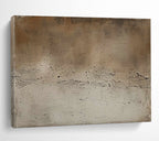 “Brown - Beige Minimalist” - Abstract Textured Painting On Canvas PT255