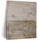 Beige and Gray Textured, "Desert Silence" – Textured Abstract Painting On Canvas PS0957