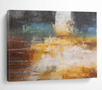 Muted Tones Abstract Landscape Painting On Canvas DKS012