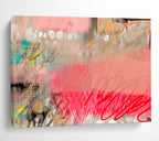 “Blush - Toned Abstract Fusion” Abstract Painting On Canvas DKS206