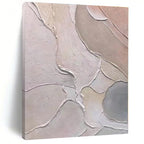 “Pastel Textured Waves” - Pastel Abstract Textured Painting On Canvas PS0408