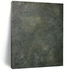 “Gray - Green Textured Subtle” - Understated Abstract Painting On Canvas PS0143