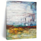 “Colorful Abstract Blurred Scenery” Painting On Canvas PS0383