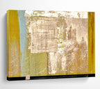 “Earthy Tones Abstract” - Rustic Abstract Painting On Canvas DKS393