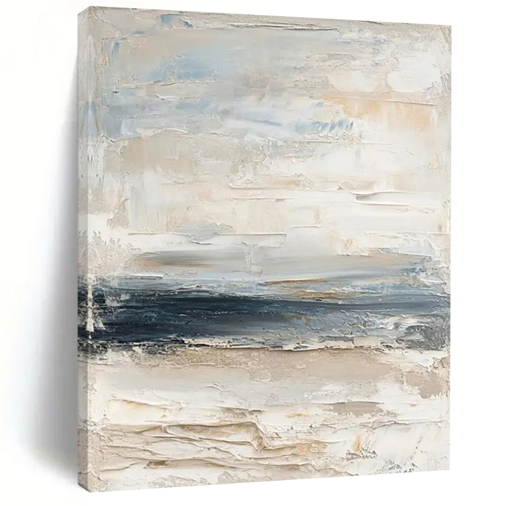 “Neutral Tones Abstract” - Calming Abstract Painting On Canvas DS298