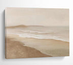 “Minimalist Beach Scene” - Seascape Painting On Canvas DKS526