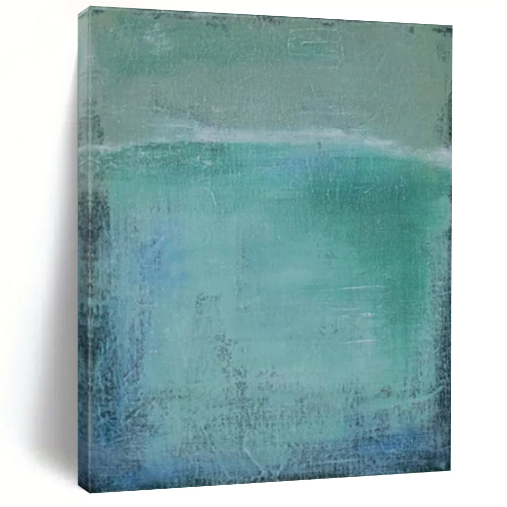 “Teal - Blue Gradient” - Color Field Painting On Canvas PT2320