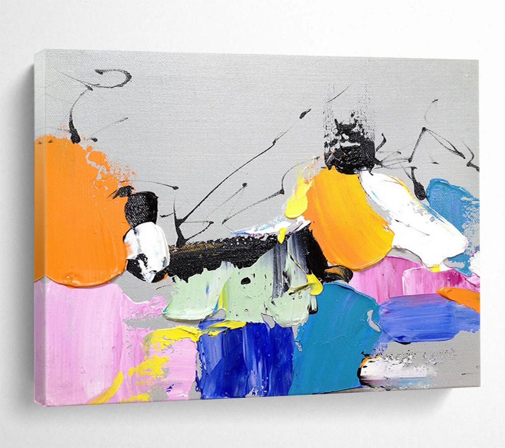 “Color Burst Abstract” - Abstract Expressionist Painting On Canvas PT267