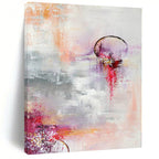 “Dreamy Moonlit Abstract” - Fantasy - Inspired Abstract Painting On Canvas PS0038