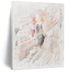 “Soft - Toned Abstract” - Subtle, Pastel - Hued Painting On Canvas PT1530