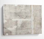 “Grey - Textured Abstract Impression” Abstract Painting On Canvas DKS234