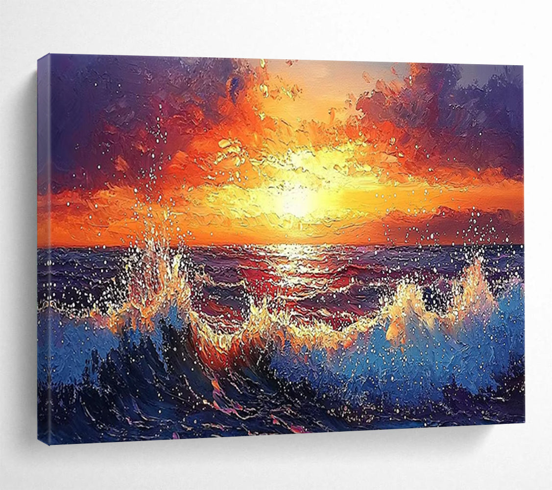 “3D Blossom Tree Abstract” - Sculptural Abstract Painting On Canvas PT165