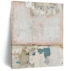 “Pastel - Toned Abstract” - Delicate Abstract Painting On Canvas PS0109