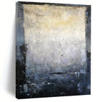 “Gray - Toned Abstract Minimalism” - Minimalist, Textured Painting On Canvas PT1577