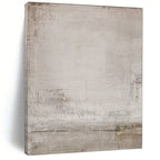 Light Gray Textured, "Faded Dreams" – Textured Abstract Painting On Canvas PS0971