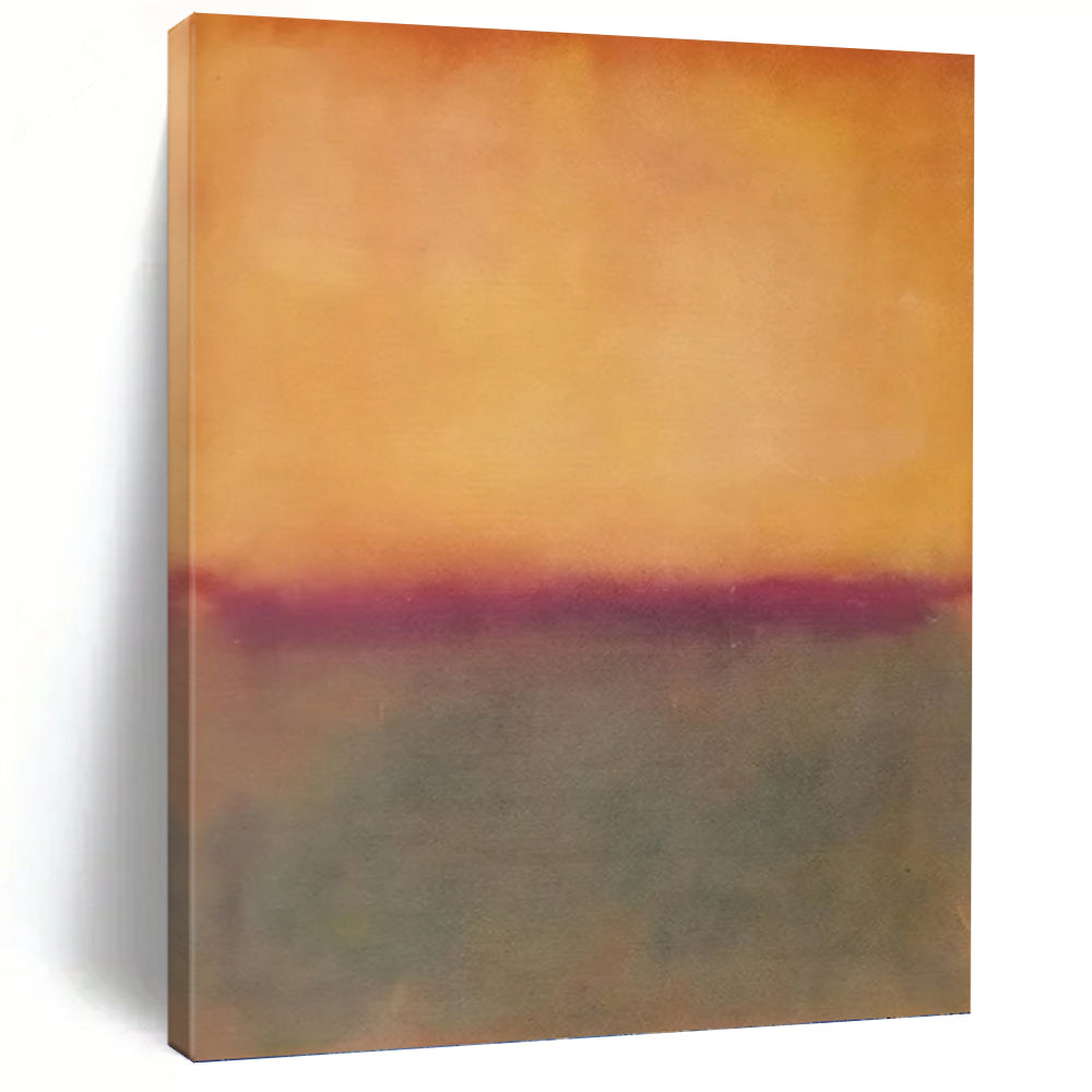 “Orange - Purple Gradient” - Minimalist, Abstract - Hued Painting On Canvas PT1602