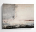 Neutral Tones Abstract Landscape Painting On Canvas DKS046