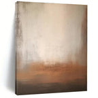 “Beige - Brown Gradient Abstraction” - Beige, Brown Abstract Painting On Canvas PS0519